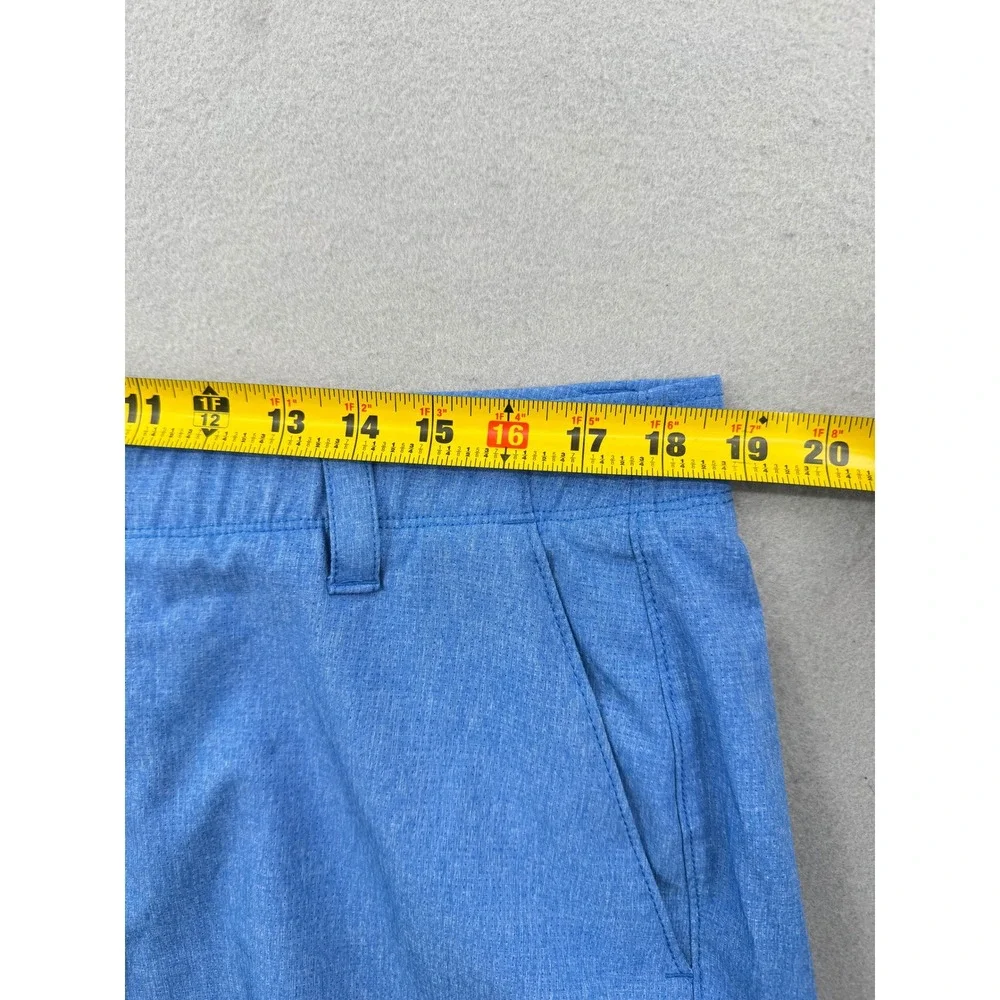 Under Armour Mens Golf Pants Blue Heathered Loose Fit 38x30 (38x29) Athleisure